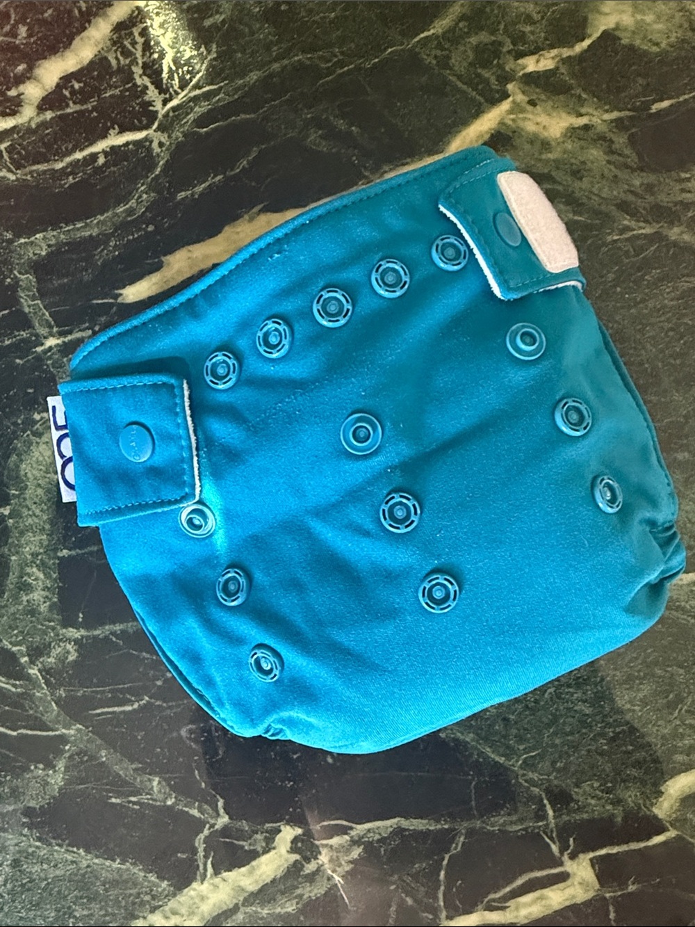 Grovia ONE Snap-Adjust Teal Cloth Diaper Cover